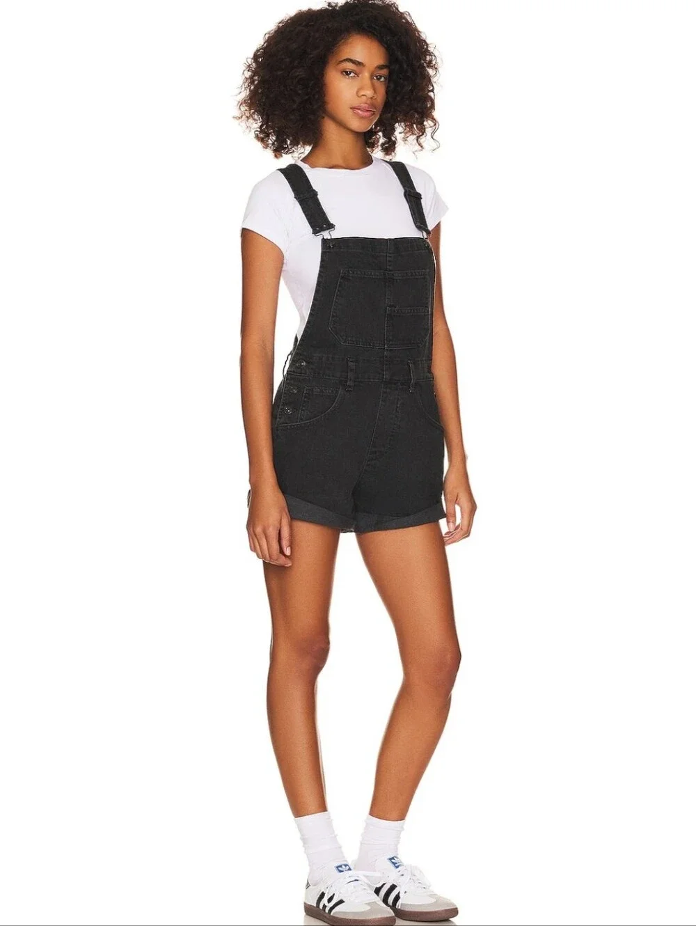 We The Free Ziggy Denim Shortall in Black - Small - Picture 2 of 9